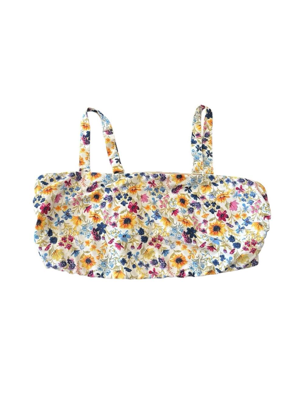 Old Navy Swimsuit Top Size 4x. Pretty Spring Floral Print. Fully Lined